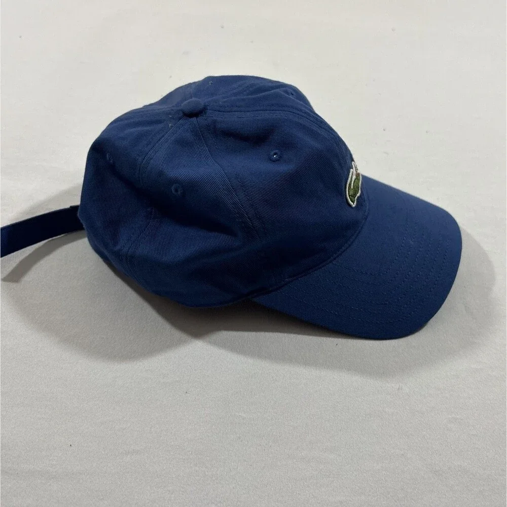 Lacoste Youth Hat Cotton Alligator Logo Blue Preppy Unisex Cap Sz 8-16 y Kids
